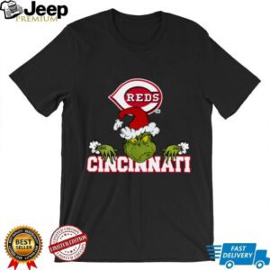 MLB Cincinnati Reds Baseball Grinch Christmas T Shirt
