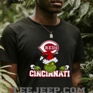 MLB Cincinnati Reds Baseball Grinch Christmas T Shirt