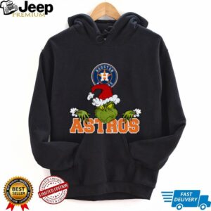 MLB Houston Astros Logo Baseball Grinch Christmas T Shirt