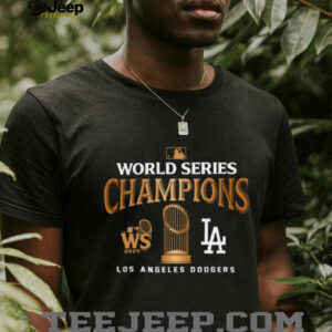 MLB Los Angeles Dodgers World Series Champions 2025 Tee Black