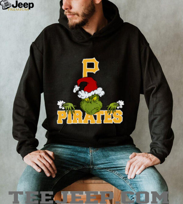 MLB Pittsburgh Pirates Logo Baseball Grinch Christmas T Shirt