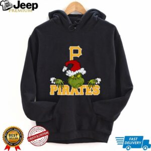 MLB Pittsburgh Pirates Logo Baseball Grinch Christmas T Shirt