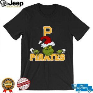 MLB Pittsburgh Pirates Logo Baseball Grinch Christmas T Shirt