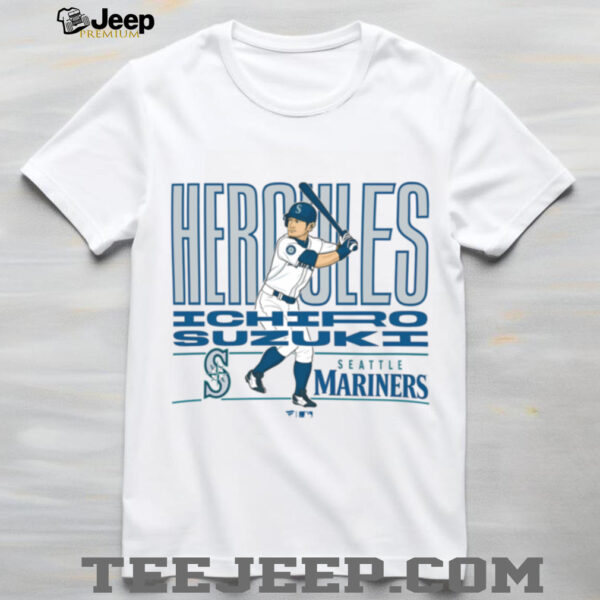 MLB Seattle Mariners Ichiro Suzuki Cooperstown Player T Shirt
