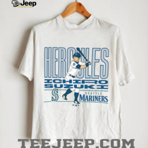 MLB Seattle Mariners Ichiro Suzuki Cooperstown Player T Shirt