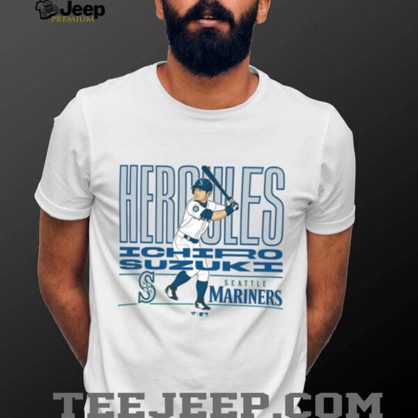 MLB Seattle Mariners Ichiro Suzuki Cooperstown Player T Shirt