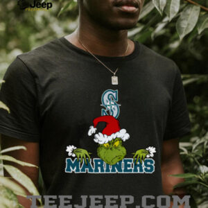 MLB Seattle Mariners Logo Baseball Grinch Christmas T Shirt