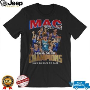 Mac Mcclung Orlando Magic Slam Dunk Champions 2025 Back To Back To Back shirt