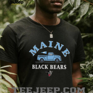 Maine Black Bears Classic College Truck Graphic Shirt