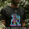 Las Vesgas Raiders Skull Cap & Roses T Shirt