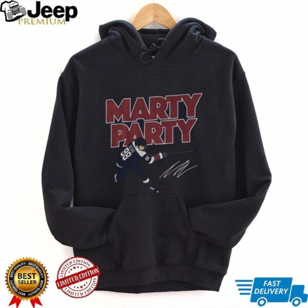 Marty Party Martin Necas in Colorado signature shirt