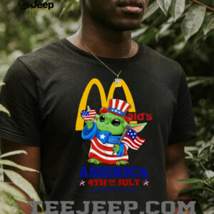 McDonald’s Baby Yoda 4th of July USA Hoodie 2025