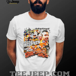 McLaren Racing Wins 2025 Formula 1 World Constructors’ Championship back to back shirt
