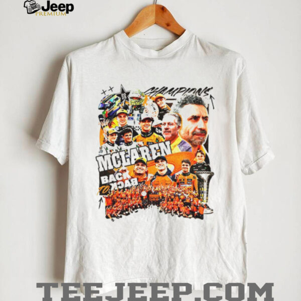 McLaren Racing Wins 2025 Formula 1 World Constructors’ Championship back to back shirt