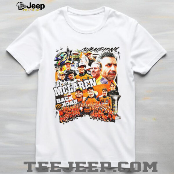 McLaren Racing Wins 2025 Formula 1 World Constructors’ Championship back to back shirt