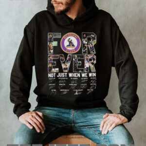 Melbourne Storm Forever Not Just When We Win Signatures 2025 T shirt