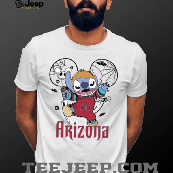 Men’s Arizona Diamondbacks Halloween 2025 Shirt Stitch Michael Baseball Graphic Tee