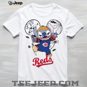 Men’s Cincinnati Reds Halloween 2025 Shirt Stitch Michael Baseball Graphic Tee