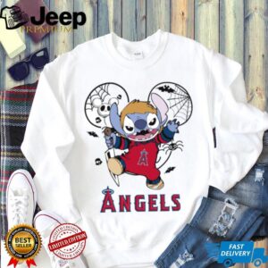 Men’s Los Angeles Angels Halloween 2025 Shirt Stitch Michael Baseball Graphic Tee