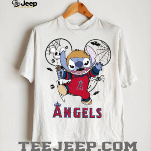 Men’s Los Angeles Angels Halloween 2025 Shirt Stitch Michael Baseball Graphic Tee