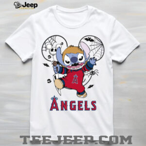 Men’s Los Angeles Angels Halloween 2025 Shirt Stitch Michael Baseball Graphic Tee
