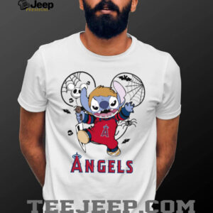 Men’s Los Angeles Angels Halloween 2025 Shirt Stitch Michael Baseball Graphic Tee