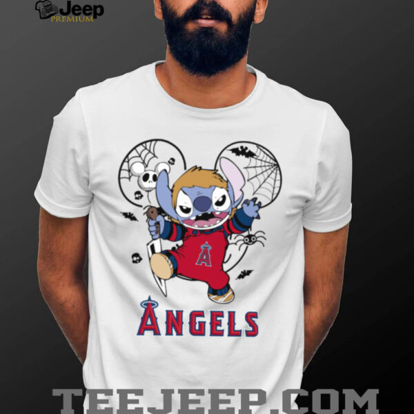 Men’s Los Angeles Angels Halloween 2025 Shirt Stitch Michael Baseball Graphic Tee