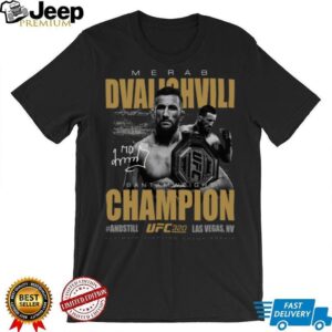 Merab Dvalishvili UFC 320 #AndStill World Men's Bantamweight Champion T Shirt