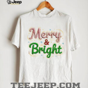 Merry and Bright Preppy Christmas 2025 shirt