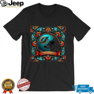 Miami Dolphins Stained Glass Spirit Tee