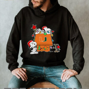 Miami Hurricanes Grinch Christmas T Shirt Hates People But Loves Football