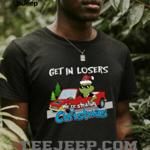 Miami Marlins Grinch Christmas T Shirt Get In Losers We’re Stealing Christmas Holiday Tee