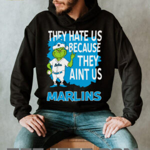 Miami Marlins Grinch Christmas They Hate Us Ain’t Us T Shirt