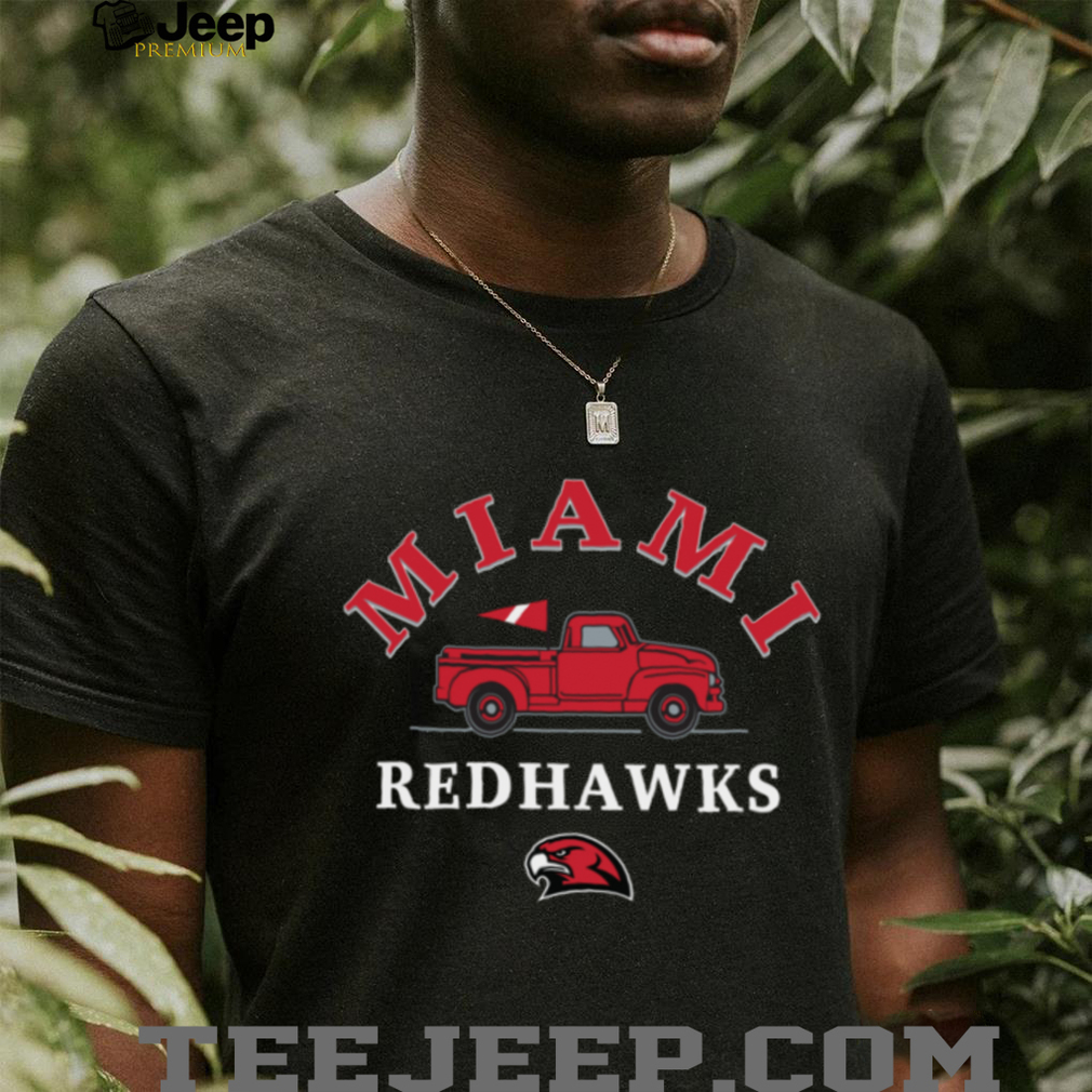 Miami University RedHawks Truck Logo College Spirit TShirt Miami University RedHawks Truck Logo College Spirit TShirt