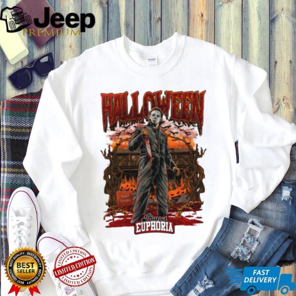 Michael Myers Halloween Horror Planet Euphoria T Shirt