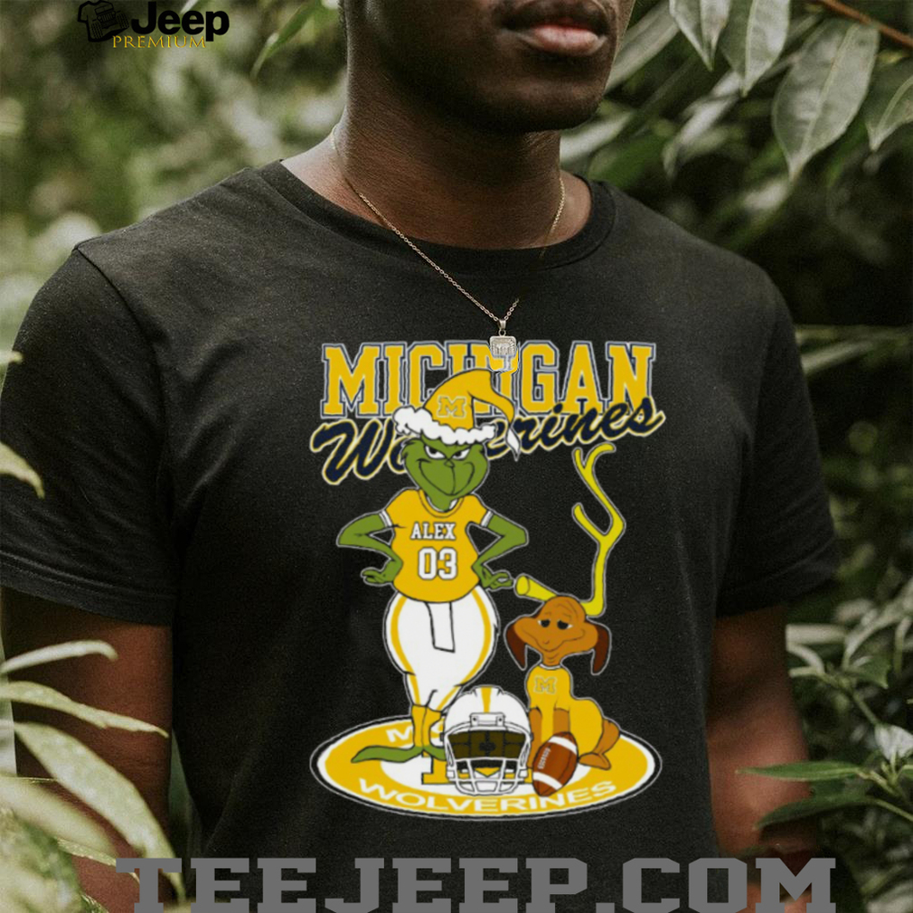 Michigan Wolverines Custom Grinch and Dog Christmas Shirt – NCAA Football Fan Tee – Personalized Holiday Gift & Game Day Wear Michigan Wolverines Custom Grinch and Dog Christmas Shirt – NCAA Football Fan Tee – Personalized Holiday Gift & Game Day Wear