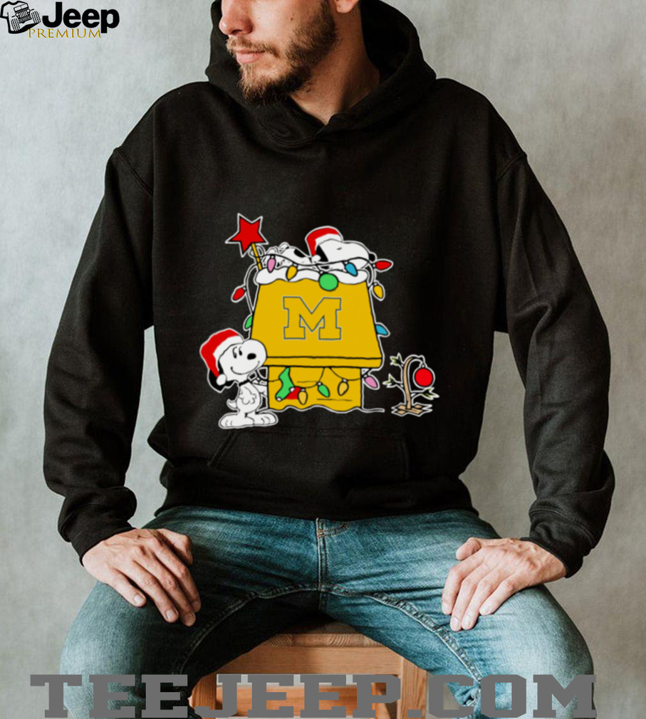 Michigan Wolverines Football Snoopy Christmas Holiday 2025 T Shirt Michigan Wolverines Football Snoopy Christmas Holiday 2025 T Shirt