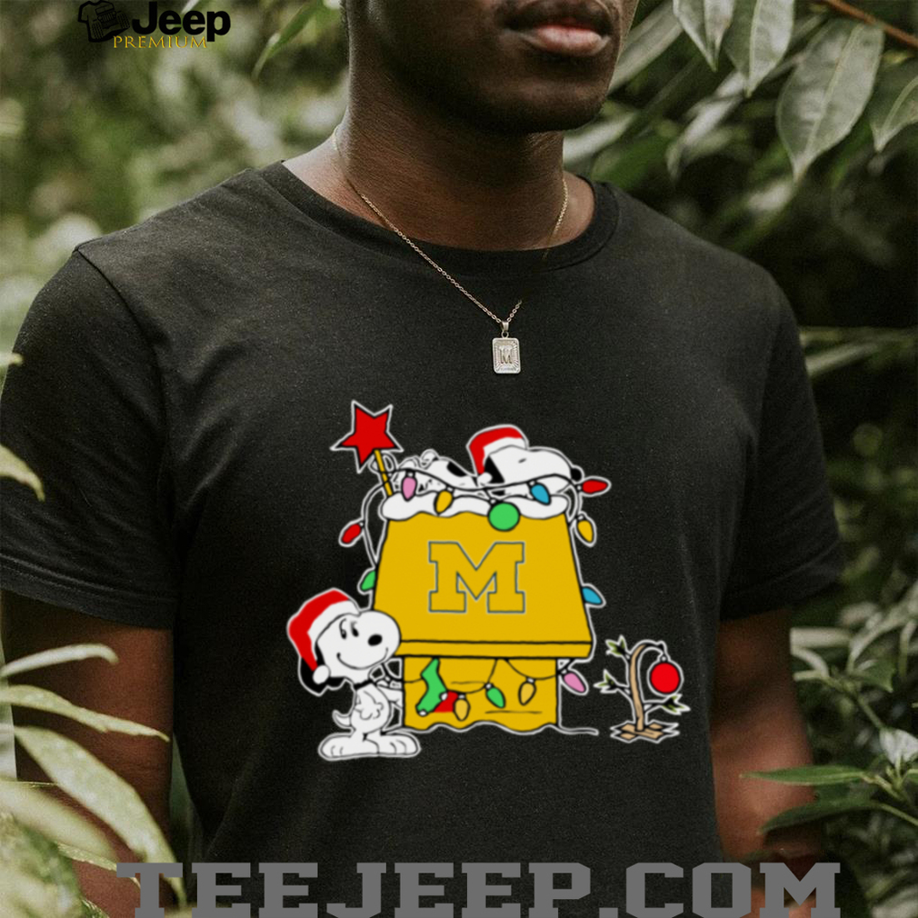 Michigan Wolverines Football Snoopy Christmas Holiday 2025 T Shirt Michigan Wolverines Football Snoopy Christmas Holiday 2025 T Shirt