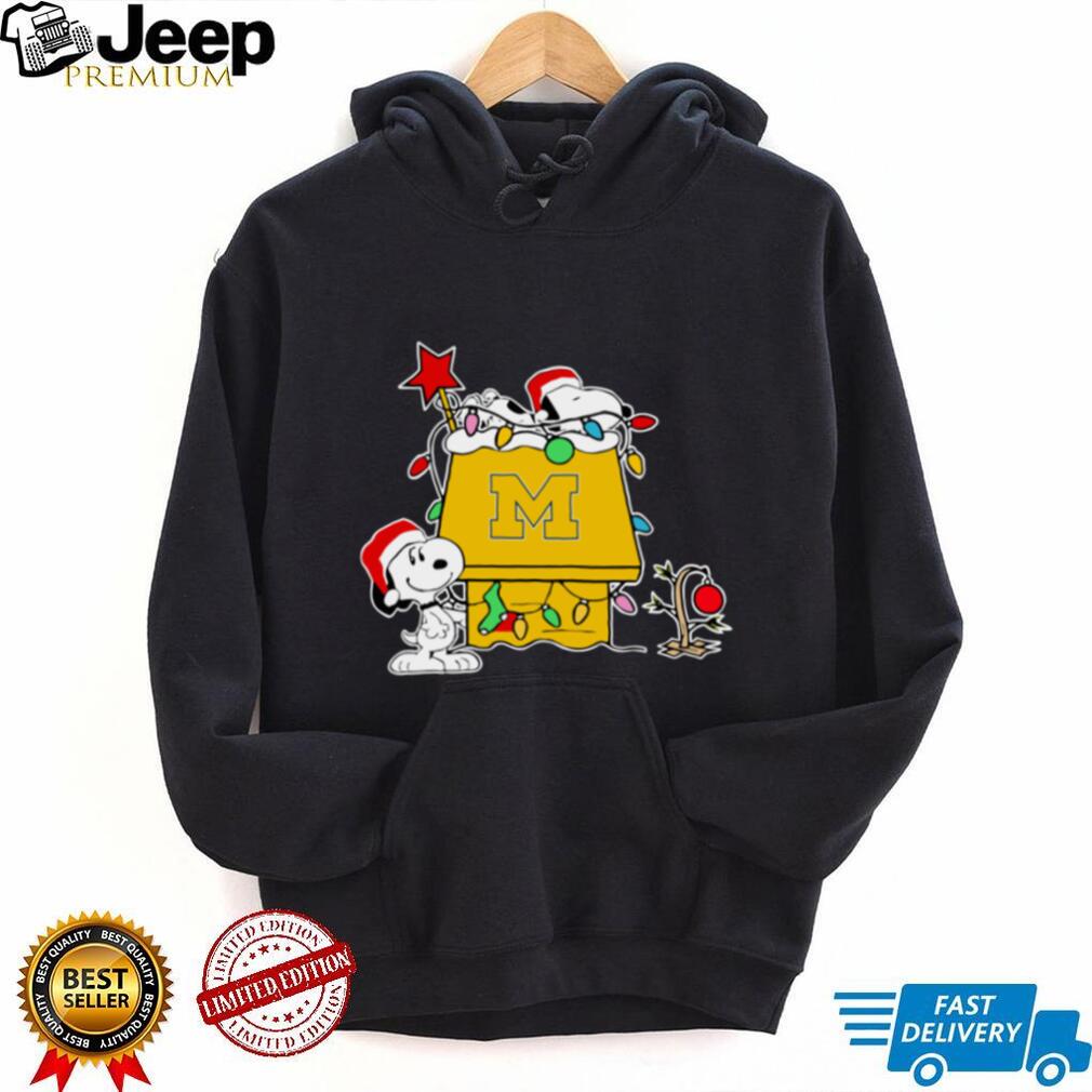 Michigan Wolverines Football Snoopy Christmas Holiday 2025 T Shirt Michigan Wolverines Football Snoopy Christmas Holiday 2025 T Shirt