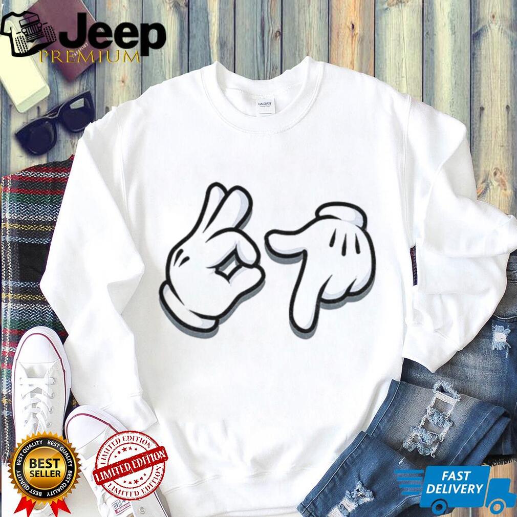 Mickey 67 cartoon hand gestures shirt Mickey 67 cartoon hand gestures shirt