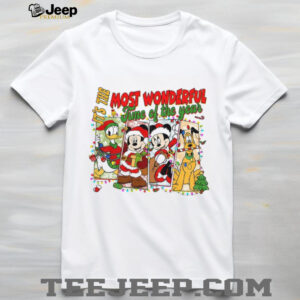 Mickey Mouse and Friends it’s the most wonderful time of the year Merry Christmas shirt
