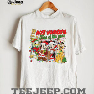Mickey Mouse and Friends it’s the most wonderful time of the year Merry Christmas shirt