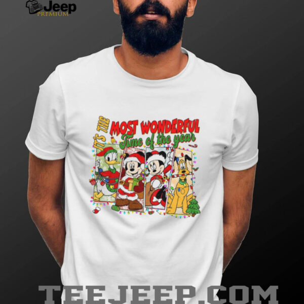 Mickey Mouse and Friends it’s the most wonderful time of the year Merry Christmas shirt