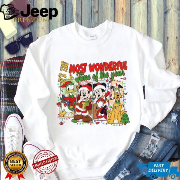 Mickey Mouse and Friends it’s the most wonderful time of the year Merry Christmas shirt