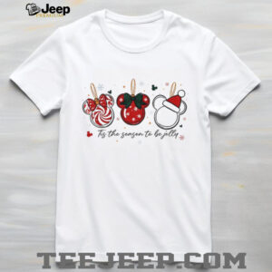 Mickey mouse tis the season to be jolly Merry Christmas shirt