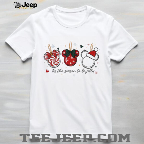 Mickey mouse tis the season to be jolly Merry Christmas shirt