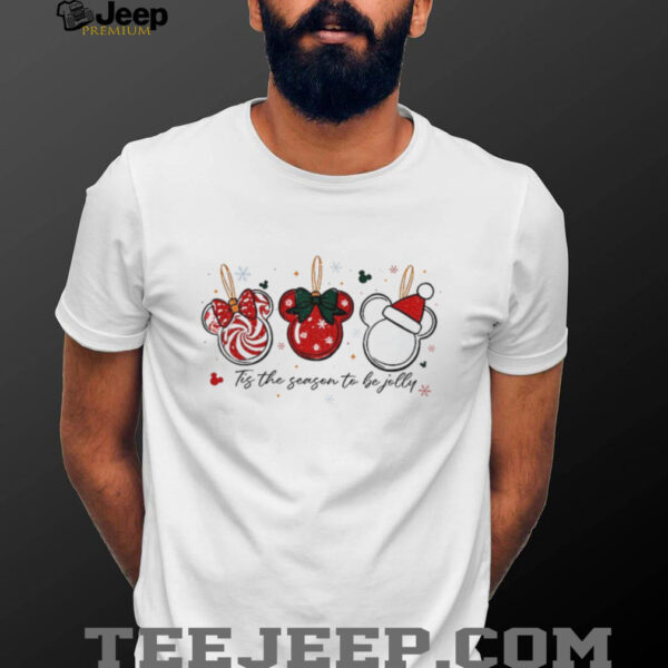 Mickey mouse tis the season to be jolly Merry Christmas shirt