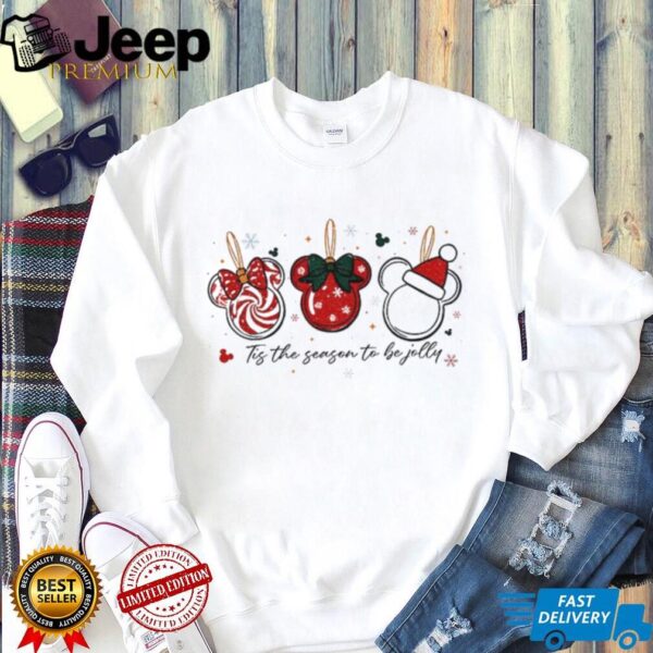 Mickey mouse tis the season to be jolly Merry Christmas shirt
