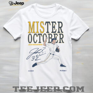 Milwaukee Brewers Jacob Misiorowski Mister October T Shirt