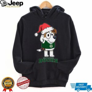 Milwaukee Bucks Bluey Jack Christmas Cute TShirt